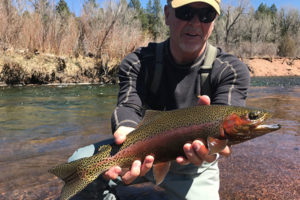 Rainbow from a guide trip to the South Platte.