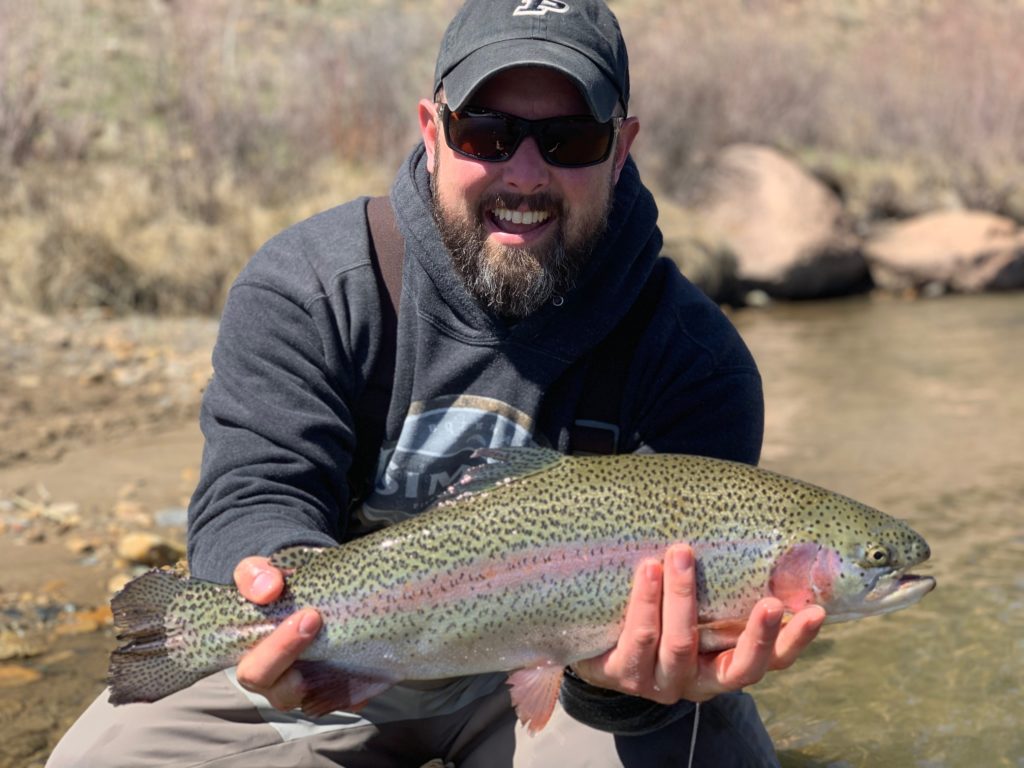 A Rainbow Trout from Santa Maria Ranch on the Middle Fork of the South Platte