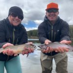 A sweet double with trophy Colorado Brook Trout.