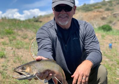 Guided fly fishing for trophy brook trout.