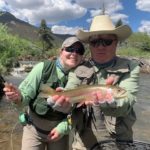 Guided fly fishing on Tarryall Creek.