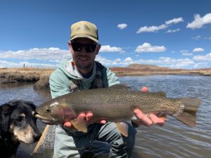 Chris Pandolfi of the Infamous String Dusters with a great fishing from South Park Colorado.