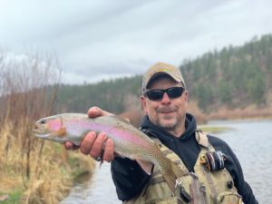 Guided fly fishing in Deckers Colorado.