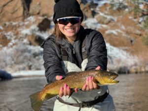 Winter guided fly fishing trips on the South Platte River