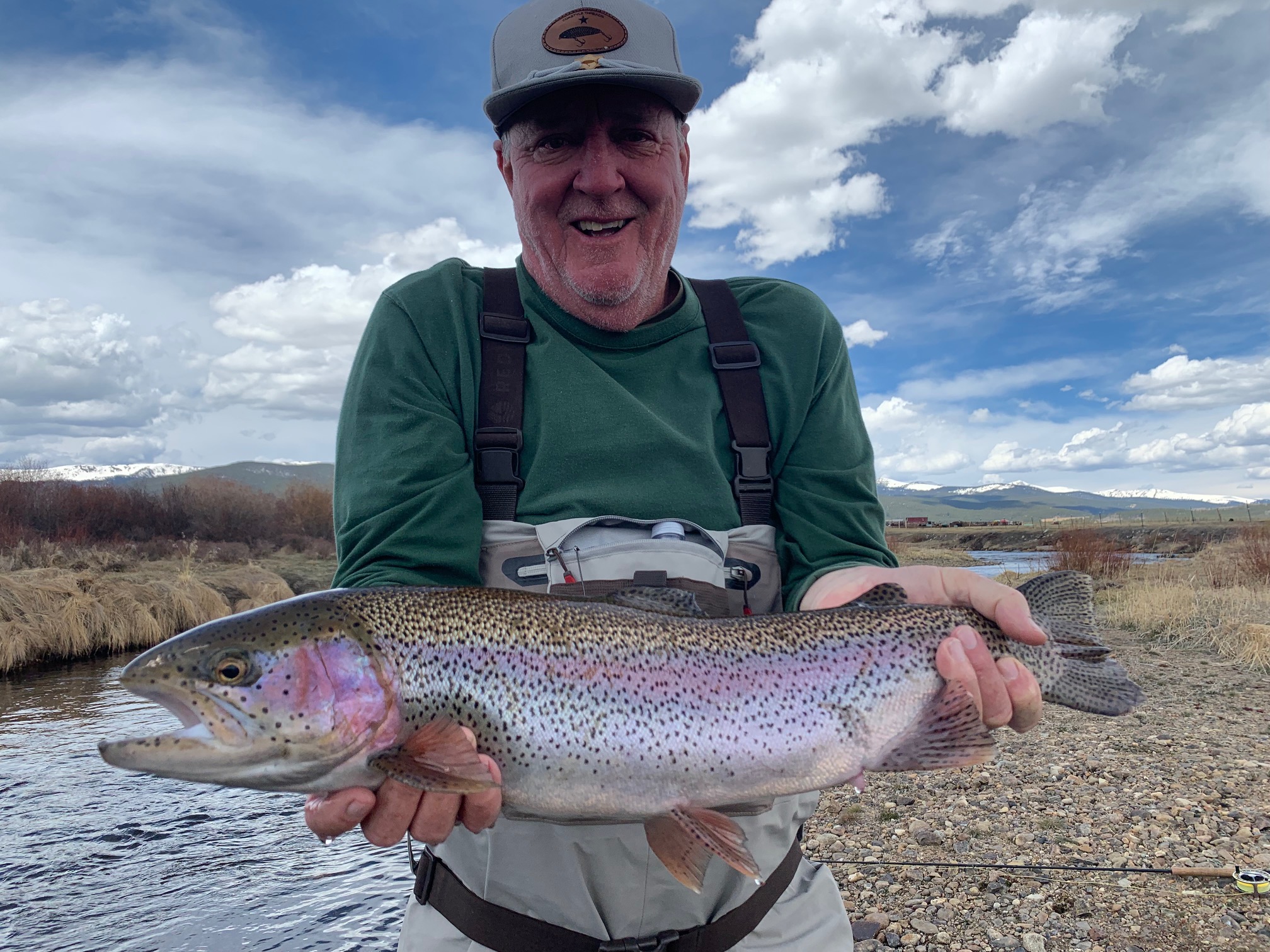 Big rainbow trout at the Rolling J Ranch