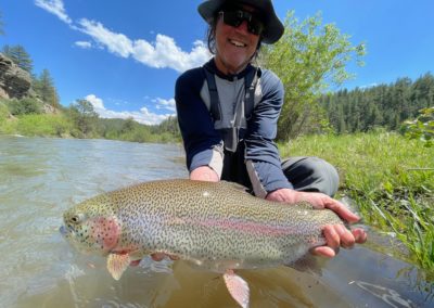 Big trout at Rawhide Ranch