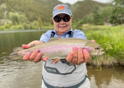 Dry Fly eater at Silver Tip Ranch