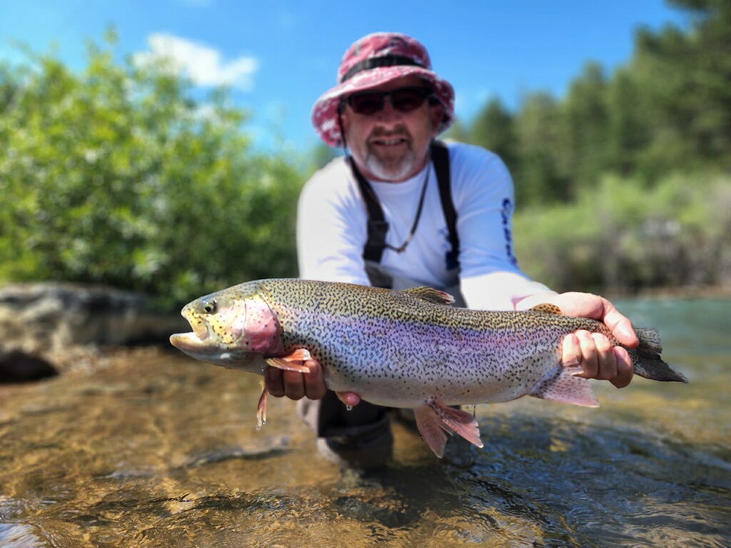 Big trout near Denver at Rawhide Ranch