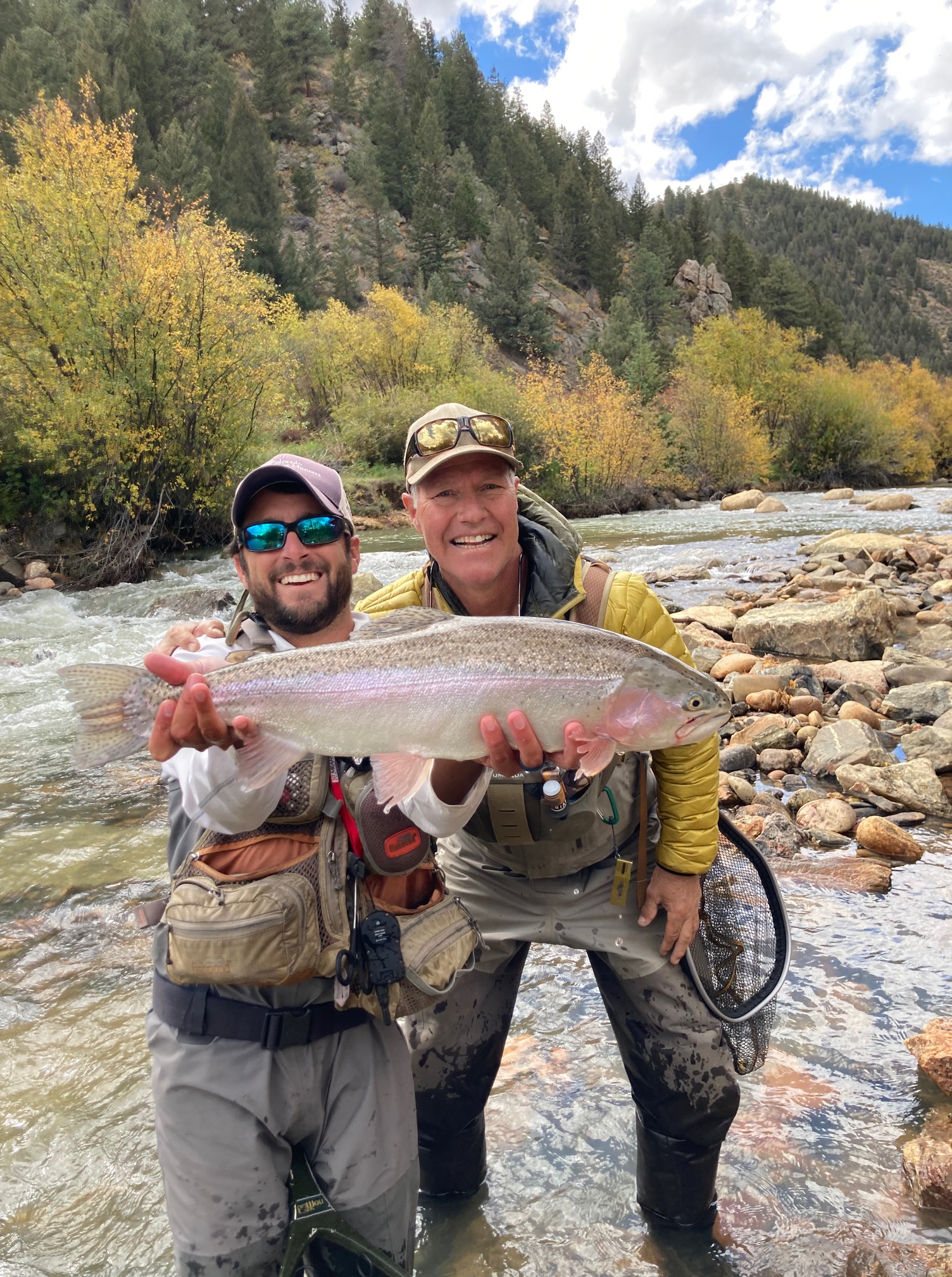 Big fish from Silver Tip Ranch on the North Fork of the South Platte