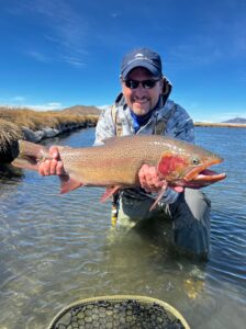 Big Dream Stream cut bow landed with Trout Hunters guide Matt Sandersen