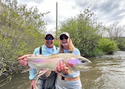 Giant trout less than an hour from Denver on a guided fly fishing trip with Danny Frank of Colorado Trout Hunters.