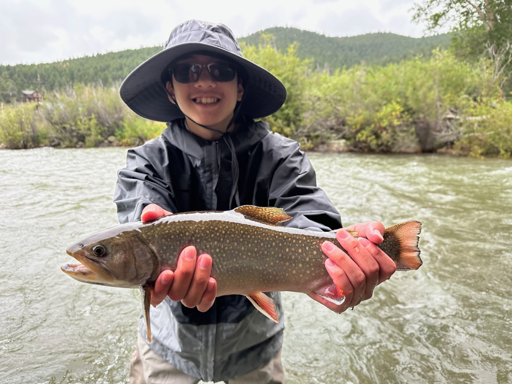 A rare brook trout landed near Denver