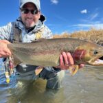 Big fishing landed on a Spring guided fly fishing trip to the Dream Stream.