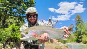 Big fish landed at Silver Tip Ranch with CTH guide Chelsey Christy