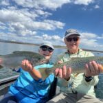 Doubled up at a guided power boat trip to Antero Reservoir
