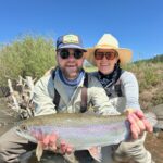 Happy couple at Shawnee Meadows on the North Fork near Denver