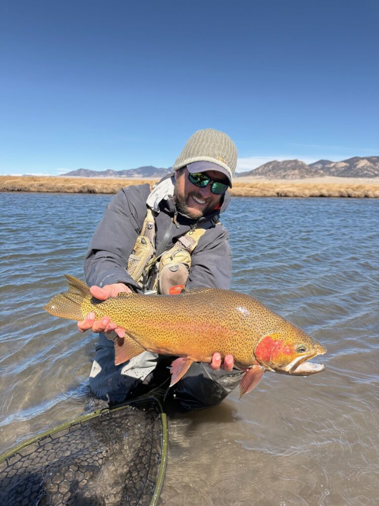 Danny Frank with a big lake run fish