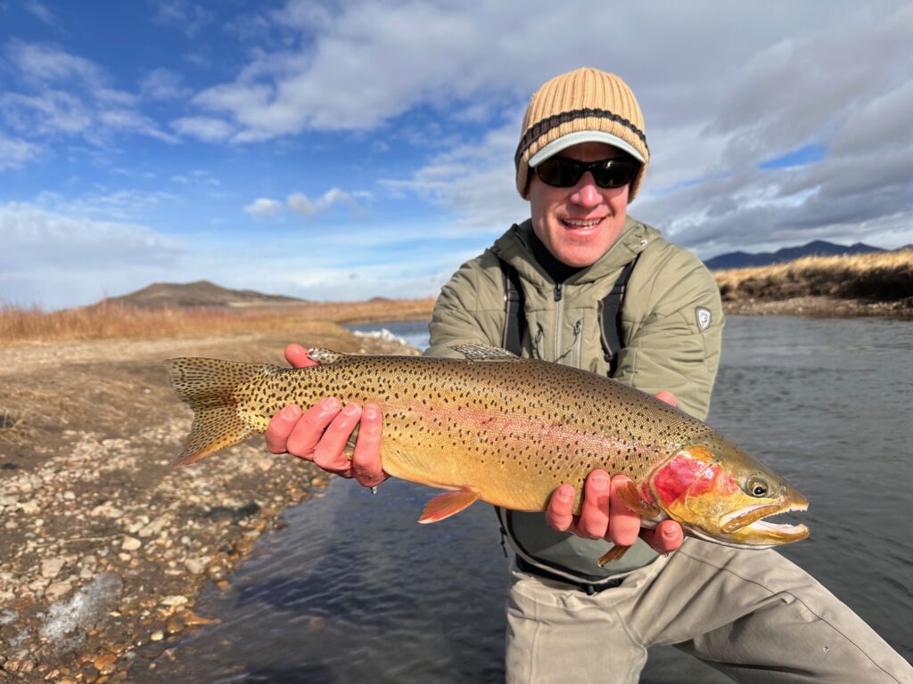 Jason with a sweet Dream Stream cutbow