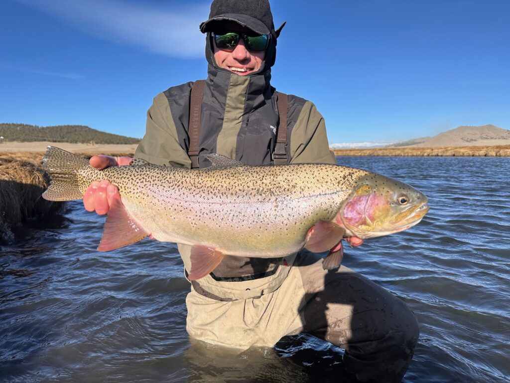 Ty with a big lake run hen on the South Platte.